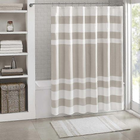 Waffelpiqué-Mikrofaser-Badetuch, schlichtes Muster, solides Design, ideal fürs Badezimmer, saugfähiges Material, schnelltrocknend, Standardgröße, strapazierfähige Verarbeitung. (1/5)