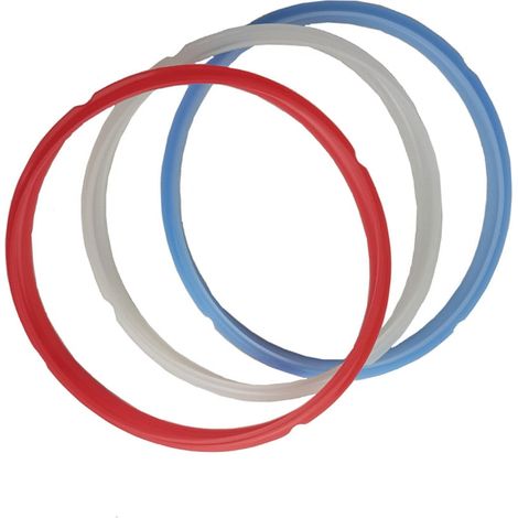 Joint D'Etanchéité En Silicone - Pour Cocotte-Minute 3 L 5 L 6 L 8 L - Lot De 3 Pièces (1/5)