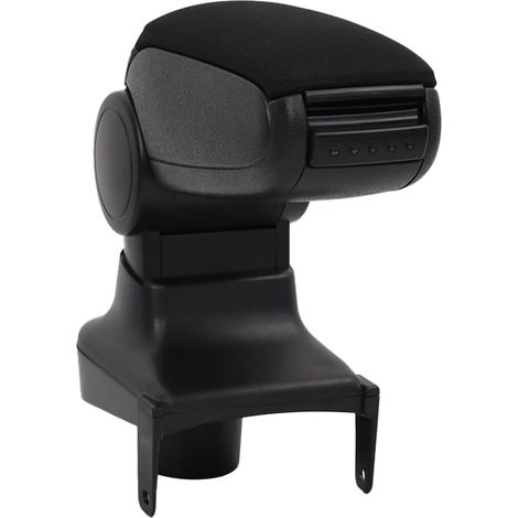 Accoudoir de voiture noir 15x35x(30-47) cm ABS CFW14578 (1/5)