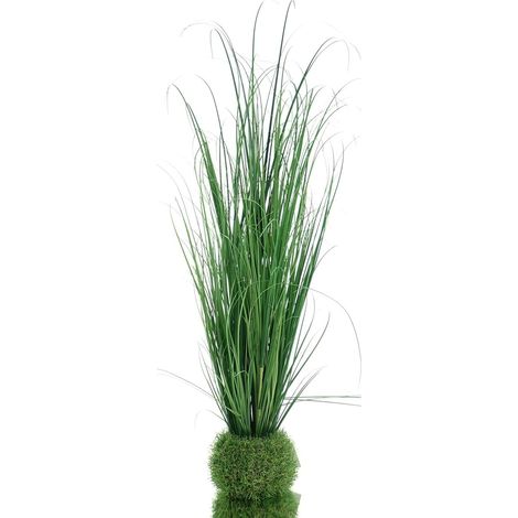 DPI Aus einer Graskugel entspringt ein Gras 80 cm - Kunstblumen (1/2)