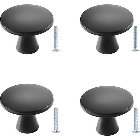 Boutons de Meuble, Poignée Meuble Vintage, 4 Pièces Boutons de Tiroir en Alliage de Zinc, 30mm Boutons de Portes pour Placards Commode Armoire (1/2)
