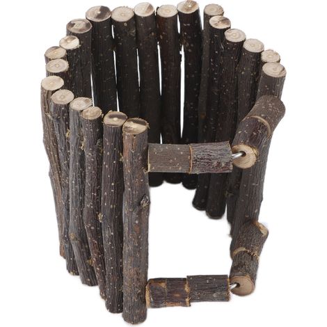 Cachette flexible en bois pour petits animaux (hamsters, rats, gerbilles) (1/5)