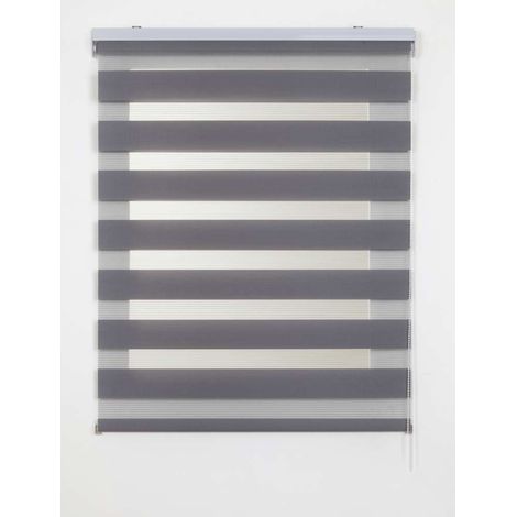 STOR PLANET - TENDA DUOLUX NOTTE E GIORNO ARGENTO 80X180 CM (1/5)
