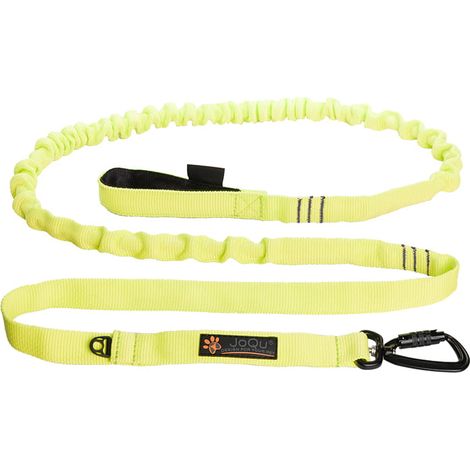 Cuerda para perros JoQu® Canicross Shock Amarillo Neón