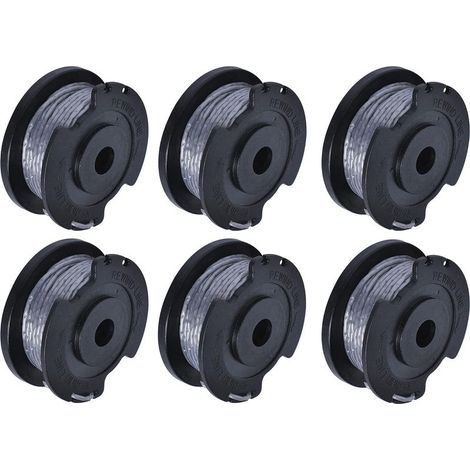 6-teilige Spule F016800569 und Trimmerfaden, kompatibel mit Bosch EasyGrassCut, Ersatzteil (1/5)