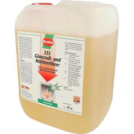 Le Sanitaire – Dissolvant suie et goudron 5L – Concentré alcalin pour chaudières à mazout – Élimine dépôts huileux et graphiteux
