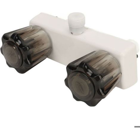 Inverseur valve douche camping-car bateau wagon 2 boutons (1/5)