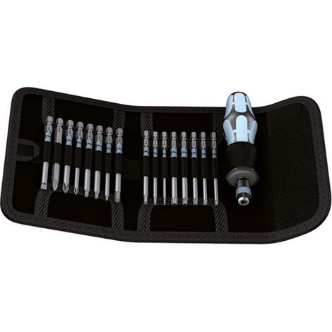 Wera Kraftform Kompakt 60, in acciao inox, Imperial, 17 pezzi - 05071117001