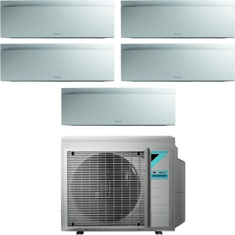 Daikin Bluevolution Penta Split-Inverter-Klimagerät Serie EMURA WHITE III 9+9+9+18 mit 5MXM90N R-32 Wi-Fi Integrated 9000+9000+9000+18000 Farbe Weiß - Italienische Garantie
