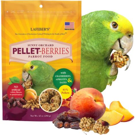 Lafeber Pellet-Berries Sunny Orchard - Nourriture en forme de boule pour perroquets de taille moyenne et grande 284 g