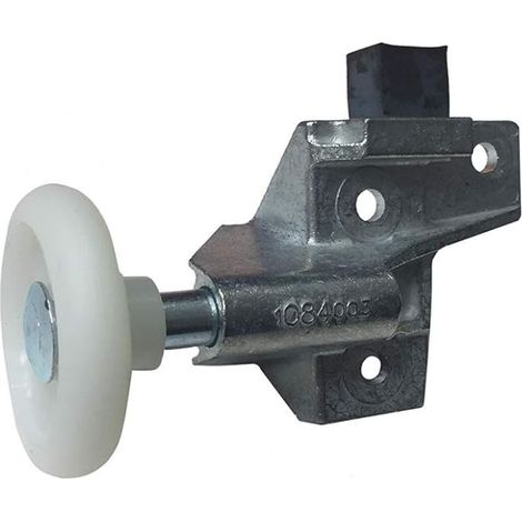 Hörmann – Galet pour porte N80 – Chape de roulette complète avec galet de guidage et butoir – Pour portes en bois et métal
