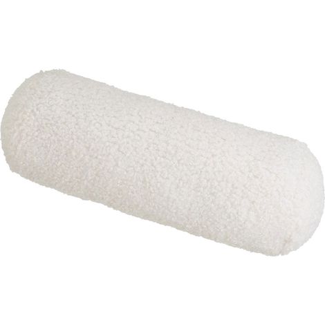 Coussin d'allaitement en polyester sherpa bouclé – Dimensions 45 x 18 cm – Texture douce et cocooning – Confort optimal pour bébé – Unimasa