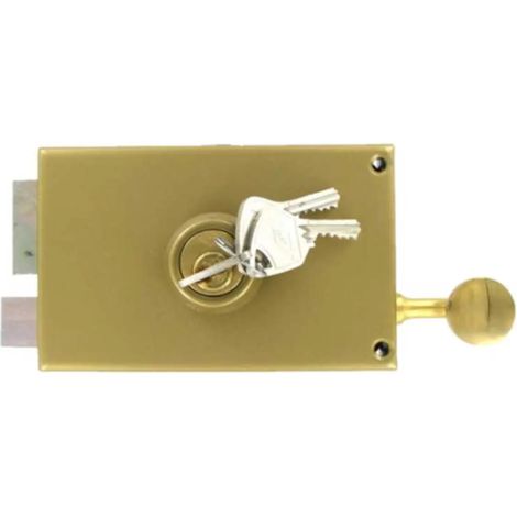 JPM 120300-07-2A KESO Lock, Left-Hand Horizontal Pull - 45 mm Cylinder