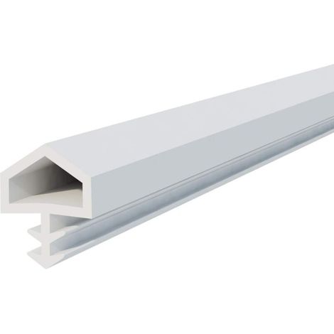 Joint d'isolation pour portes intérieures feuillure 10mm hauteur 5,5mm Calfeutrage Rainure Isolant Protection Etanchéité Profil Thermique Flexible, TPE blanc 10 mètres (1/3)