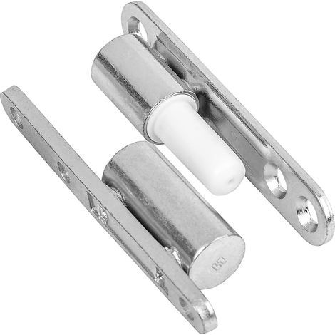 Paumelles de rénovation en acier galvanisé  1 pce Charnière de porte avec technique de palier lisse sans entretien  Diamètre : 15 mm  Paumelles de porte pour bâtis de porte en bois (1/5)