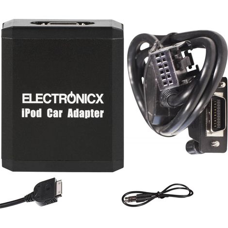 AUX iPhone iPod Adapter Peugeot Citroen RD4 - CD-Wechsler - 308 407 C4 C5 (1/3)