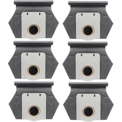 6er-Pack Staubbeutel, kompatibel mit den Staubsaugern Philips XD3010/FC5122, FC5125, FC5126 und FC5128. Staubsaugerzubehör: wiederverwendbare Staubbeutel. (1/5)