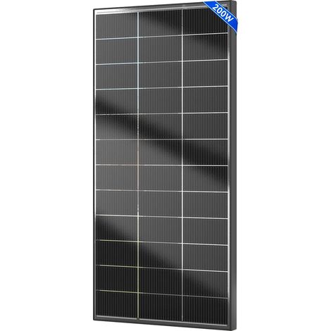 Panneau Solaire, Haute Efficacité, Construction Durable, 200W 1Pcs (1/2)