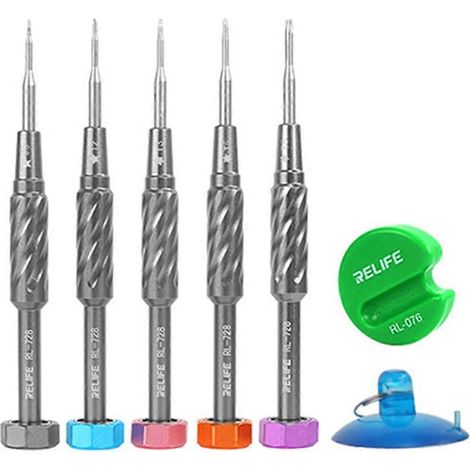Kit de tournevis RL-728A pour la réparation de téléphones et d'ordinateurs portables (1/5)