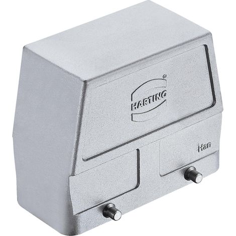 HARTING Han 16B EMV/High Temp Capot haut, 1xPG29 sortie de câble latérale, pour 2 étrier (sur la partie inférieure) Presse-étoupe PG29 Plage de serrage 16,0 mm - 25,0 mm - 1 Stück (1/3)