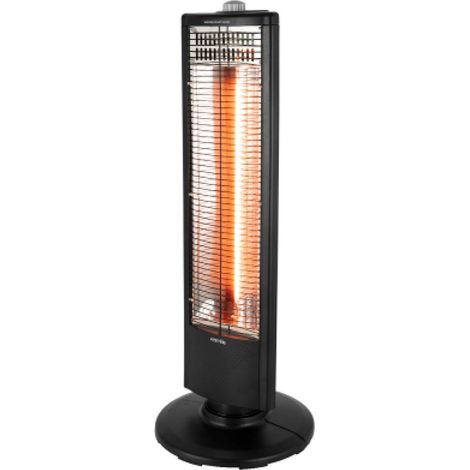 Warmlite WL42013 1KW Carbon Infrared Heater with Oscillation, Adjustable Thermostat and Overheat Protection, Black (1/5)