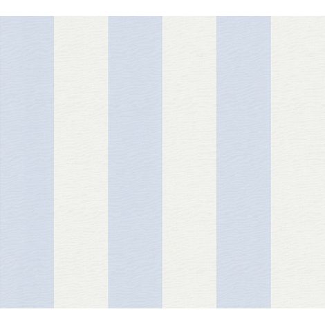 Papier peint Classique Bleu Liberté, Maison Charme A.S. Création