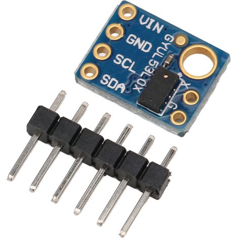 Carte PCB pour capteur de distance à temps de vol VL53L0X, protocole de communication I2C, 2,8‑5 V