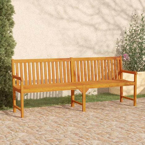 vidaXL Banco de jardín madera maciza de acacia 220 cm (1/5)