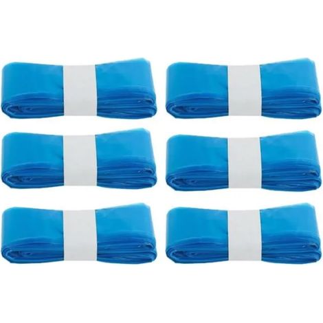 Recharges Poubelle à Couches - 6 Rouleaux de Sacs Anti-odeur - Compatible Seau à Couches Standard - Longueur Totale 4,5 m