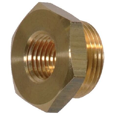 Nipplo M/M ottone M/F M14 x 1,5-M22 x 1,5 UNIVERSALE I00086 (1/2)
