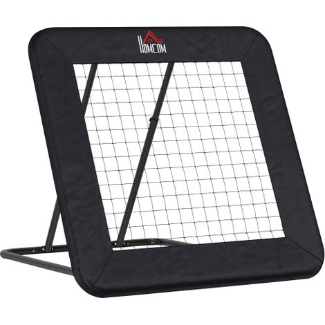 Rimbalzo porta da calcio pieghevole, regolabile in 5 posizioni per diversi sport, 128x118x108-120 cm, in loco (1/5)