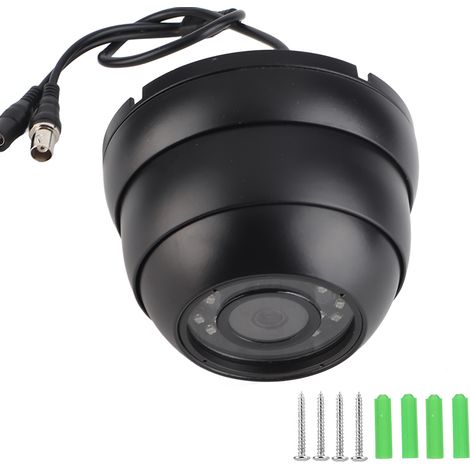 Cámara domo AHD 1080p para vehículos: cámara de vigilancia infrarroja con audio y ángulo amplio de 120°. (1/5)