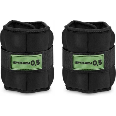 Pesas de neopreno con velcro 2 x 0,5 kg Spokey FORM 1 unidad. (1/5)