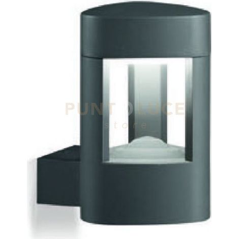 GES492- APPLIQUE 1 LUCE ATTACCO GX53 GRIGIO ANTRACITE  H.20CM IP54