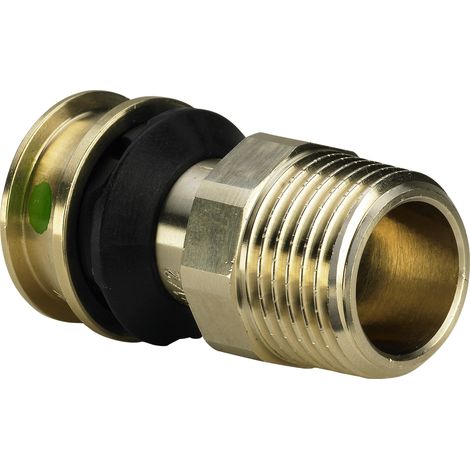 Viega adaptateur Raxofix 646295 16mmxR 3/4, avec SC-Contur, bronze à canon