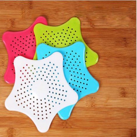 Lot de 4 filtres à cheveux en silicone pour douche et évier, pour cuisine
