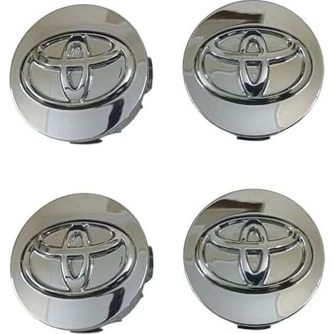 Stück Auto-Radkappen aus Leichtmetallfelgen, Ersatz-Radkappen aus Kunststoff für Corolla Camry Yaris Reiz Vios (62 mm) MUMU