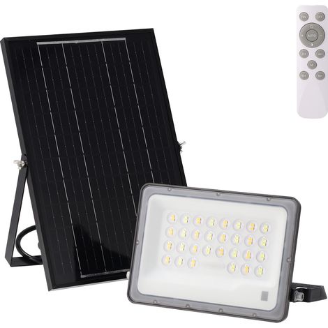 Proiettore LED solare da 100 W 5V/10W Pannello 6,5 W 1000 lm 90º IP65 3CCT (Colore della Luce Regolabile) (1/5)