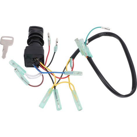 Hauptzündschalter für Yamaha-Außenbordmotoren, Teilenummer 703-82510-43-00, aus POM und Kupfer, wasserdicht mit Schlüssel (1/5)