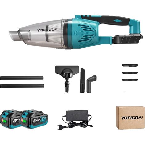Aspirateur Électrique, 1500W Puissance d'Aspiration, Design Double Usage, Ensemble de 2 piles (1/2)