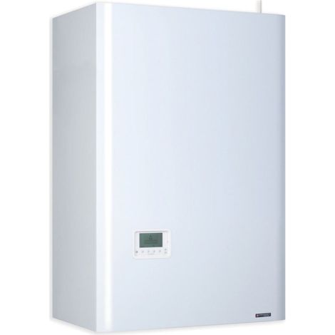 Wirquin – Chaudière gaz à basse température mixte accumulée – 25 kW – 80 litres – Classe énergétique A – Diamètre sortie fumées 80mm