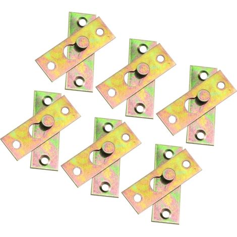 Set klappbare Tischbeine aus schwarzem Eisen für Esstisch