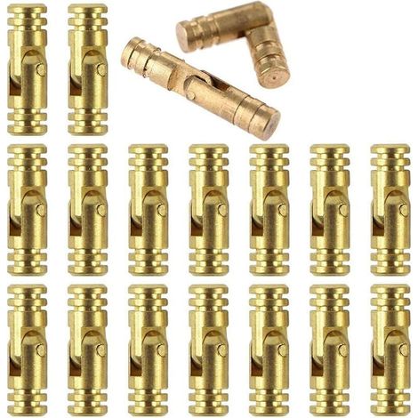 GroupM 35pcs Diamètre Longueur: 5 25 Support de charnière cylindrique Charnière cylindrique en laiton Charnière en T cachée Charnière cylindrique (1/5)