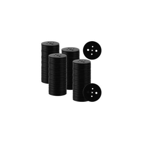 Rondelles de fixation pour piquets de terre, 100 pièces, entretoises d'ancrage en plastique, rondelles de fixation à 5 trous pour ferme, paillis, grillage et filet, paillis de pelouse, tente (noir) (1/5)