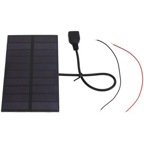 DIY Monocrystalline Silicon Solar Panels 1.5W 5V with USB Interface, Mini Flexible Solar Panel (1/5)