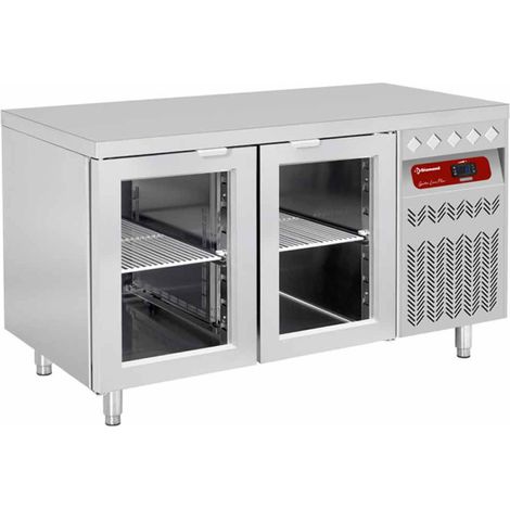 Table réfrigérée ventilée portes GN 1/1 260 litres. - Diamond (1/5)