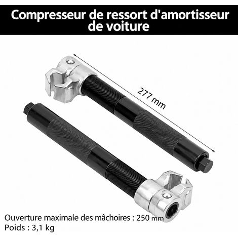 Compresseur de ressort d'amortisseur renforcé lot de 2 pièces en boîte carton 2 10 3,1 kg – Livraison gratuite