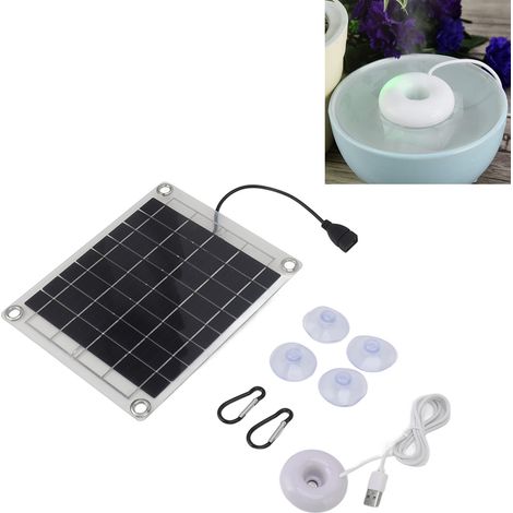 20-W-Solar-Luftbefeuchter, doppelseitig, tragbarer USB-Mini-Zerstäuber für Zuhause und Auto (1/5)