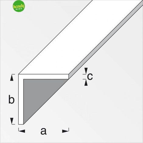 Profilo angolare Alfer Aluminium acciaio laminato 10x10mm lungh. 1m