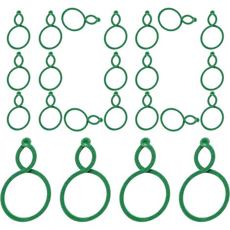 Clips pour plantes grimpantes (100 pièces) : fixation universelle, flexible et sécurisée Clips de fixation pour plantes d'intérieur et d'extérieur, fruits, fleurs, tomates (1/5)